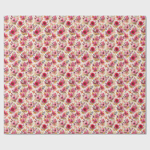 Blush Garden Tapestry Wrapping Paper