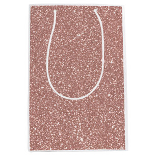 Blush Geometric Pattern Party Medium Gift Bag
