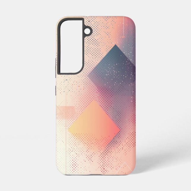 Blush Geometrics Phone Case (Back)
