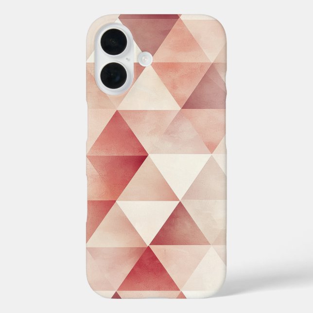 Blush Geometry Fade Case-Mate iPhone Case (Back)