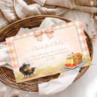 Blush Gingham Baby Q Books for Baby