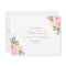 Blush Gold Floral Will You Be My Bridesmaid