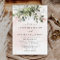 Blush Gold Greenery Succulent Dusty Blue Wedding