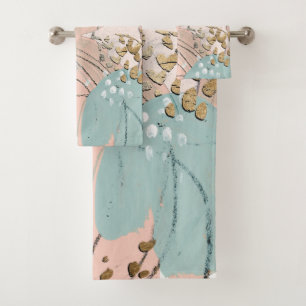 Blush & Gold I Bath Towel Set