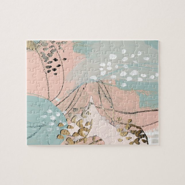 Blush & Gold I Jigsaw Puzzle (Horizontal)