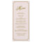 Blush & Gold Whimsical Script Menu Card