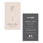 Blush & Gold Whisk | Bakery | Chef | Caterer