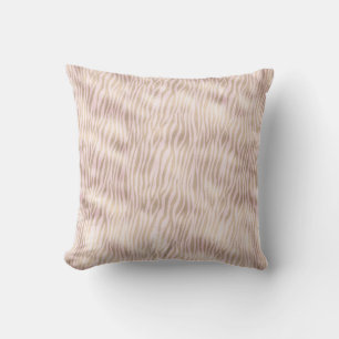 Blush Gold Zebra Print Cushion
