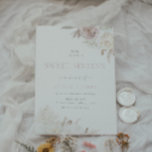 Blush & Ivory Floral Sweet Sixteen 16th Birthday Invitation<br><div class="desc">Blush & Ivory Floral Sweet Sixteen 16th Birthday Invitation Invitation

More Quinceanera Invitation in our store

See matching collection in our Niche and Nest Store</div>