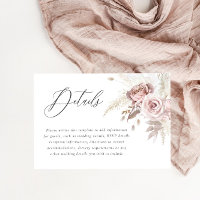 Blush & Ivory Floral Wedding Details