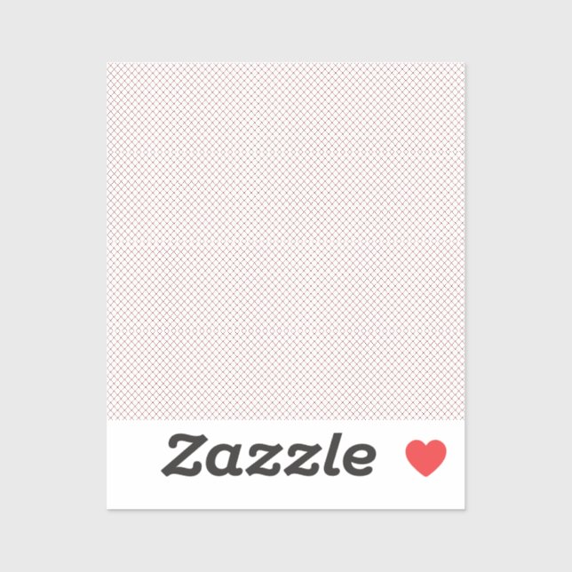 Blush Lattice Preppy Vinyl Sticker (Sheet)