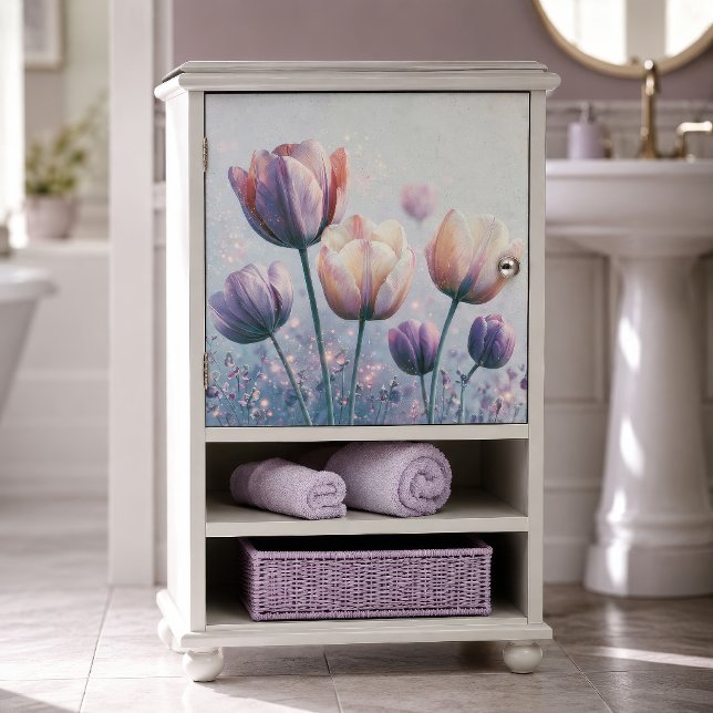Blush Lavender Tulip Bloom Decoupage Tissue Paper (Creator Uploaded)