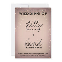 Blush Light - Wedding Customisable Invitation