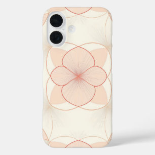 Blush Mandala Bloom iPhone 16 Case