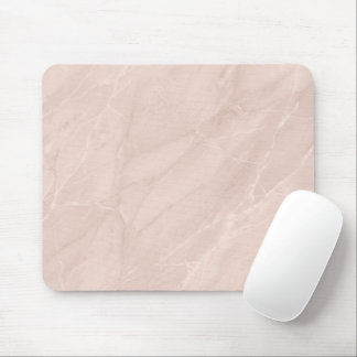 Blush Marble Texture Refined Contemporary Style Mouse Mat