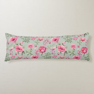 Blush Meadow-Petals in Bloom Body Cushion