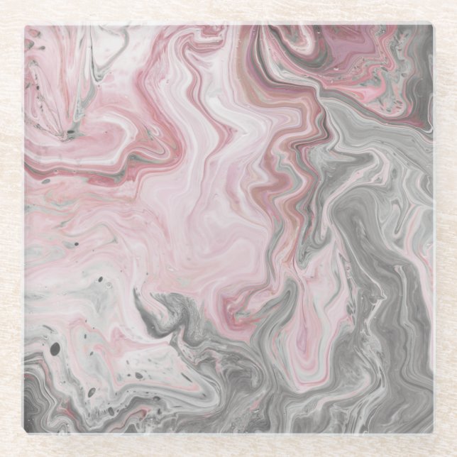 Blush Minerals Glass Coaster (Front)