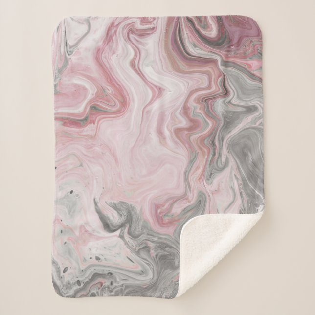 Blush Minerals Sherpa Blanket (Front)