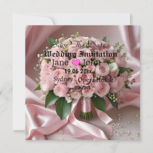 "Blush of Love: A Bouquet of Timeless Romance" Save The Date