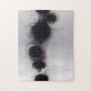 Blush Orbit Abstract Jigsaw Puzzle