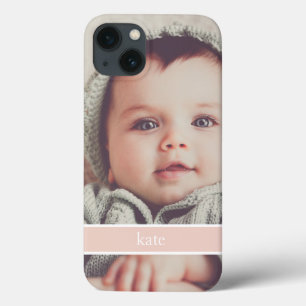 Blush Overlay   Personalised Photo iPhone 13 Case