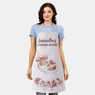 Blush Patisserie Cafe Custom Brand Apron