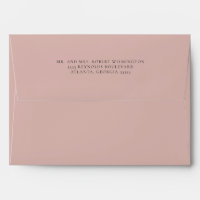 Blush Pink 5x7 Return Address