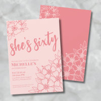 Blush Pink 60th Birthday Party