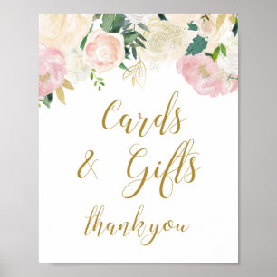 Blush Pink and Gold Bridal Shower Sign