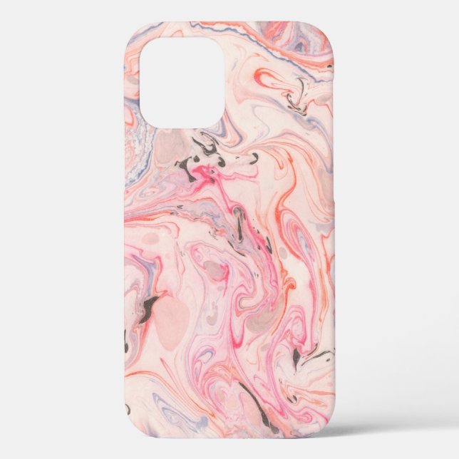 Blush Pink and Purple Marbling Case-Mate iPhone Ca Case-Mate iPhone Case (Back)
