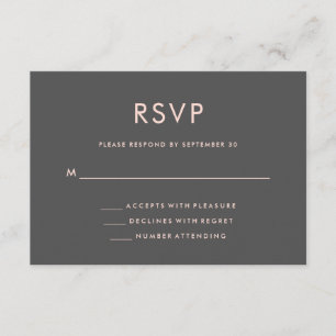 Blush Pink and Smoky Grey   World Map Wedding RSVP