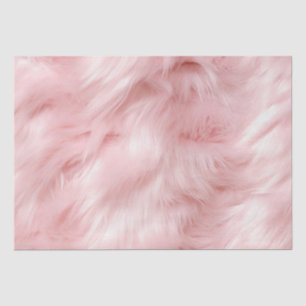 Blush Pink Animal Fur Tissue Paper
