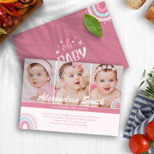 Blush Pink Baby Girl Onederful 1st Birthday Photo