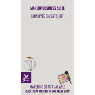 Blush Pink Black Script Photo Makeup Artist Business Card