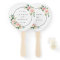 Blush Pink Bloom Wedding Hand Fan
