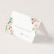 Blush Pink Bloom Wedding Place Card