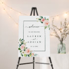 Blush Pink Bloom Wedding Welcome
