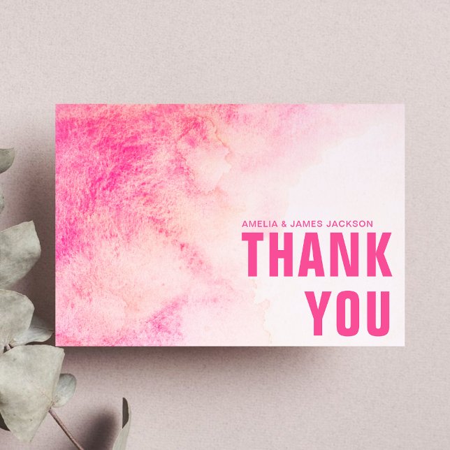 Blush Pink Bold Typography Dusty Rose Watercolor  (Creator Uploaded)