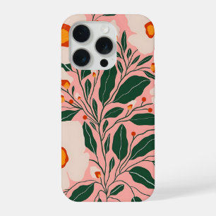 Blush Pink Botanical Floral Phone Case