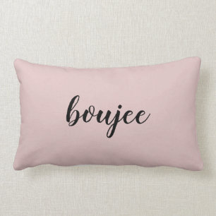 Blush Pink Boujee Lumbar Cushion