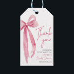 Blush Pink Bow She's Tying the Knot Bridal Shower Gift Tags<br><div class="desc">Enhance your bridal shower favours with our charming blush pink bow "She's Tying the Knot" gift tags. These delightful tags add a touch of elegance to any favour, complementing the theme perfectly. Make your guests feel special with these lovely gift tags, designed to coordinate effortlessly with your bridal shower decor....</div>