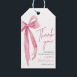 Blush Pink Bow She's Tying the Knot Bridal Shower Gift Tags<br><div class="desc">Enhance your bridal shower favours with our charming blush pink bow "She's Tying the Knot" gift tags. These delightful tags add a touch of elegance to any favour, complementing the theme perfectly. Make your guests feel special with these lovely gift tags, designed to coordinate effortlessly with your bridal shower decor....</div>