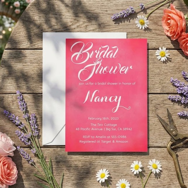 Blush Pink Bridal Shower Invitation (Creator Uploaded)