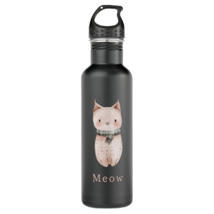 Blush Pink Cats 710 Ml Water Bottle