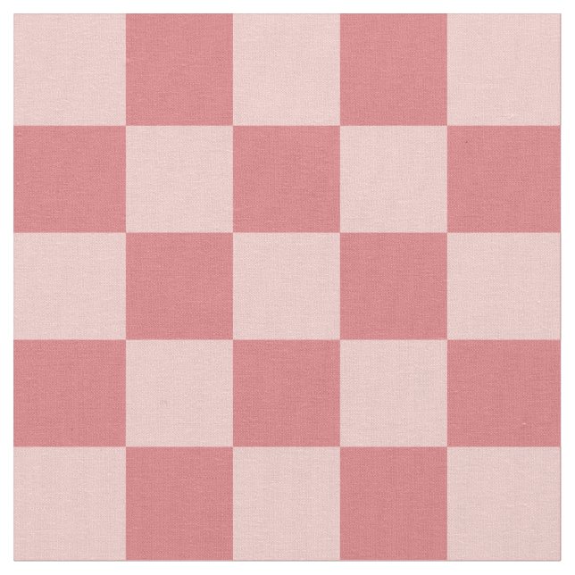 Blush Pink Chequered Fabric Pattern (Close Up)