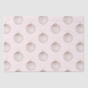 Blush Pink Christmas Ornament Coffee Mug Tissue Paper