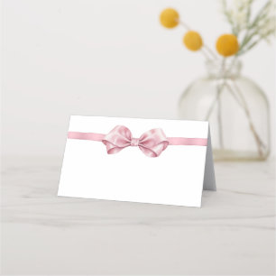 Blush Pink Coquette Food Label or Place Card – Ele