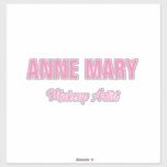 Blush Pink Custom Name Makeup Artist Business<br><div class="desc">Printed with custom blush pink text,  this is perfect for those who are looking for cool designs.</div>