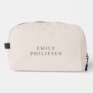 Blush pink dopp kit