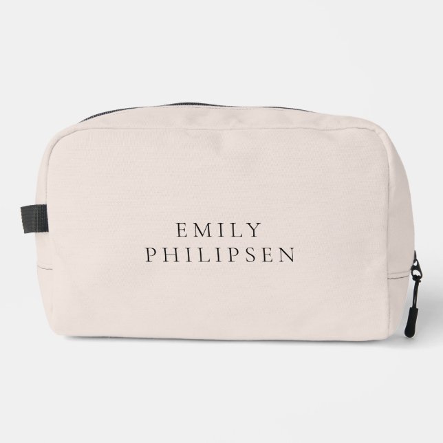 Blush pink  dopp kit (Front)